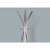 Monarch Specialties Coat Rack, Hall Tree, Free Standing, 3 Hooks, Entryway, 72"H, Bedroom, Metal, Grey, Contemporary I 2015